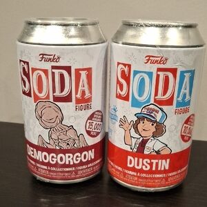 Funko Soda Figure - Demogorgon and Dustin Set - Sealed